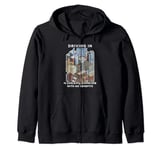 Driving in Lodz is like a full time job Poland Funny Polish Zip Hoodie