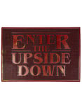 Stranger Things Doormat Enter The Upside Down Rubber Welcome Home Mat Gift