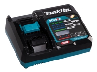 Makita DC40RA - Batterilader - Fast Charge - for Makita GA013GM201, GA023GM201, GA041GM201, JR002GM201, RT001GZ10 XGT GA041, HR008GM202