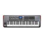 Novation Impulse 61 Keys USB bus-powered MIDI Controller Keyboard – Robust, ultra-responsive, full-size piano keyboard with aftertouch and velocity-sensitive pads – works on Mac or Windows