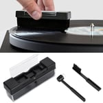 With Small Brush 2-In-1 Vinyl Record Player Cleaning Kit Velvet Record Brush