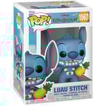 Figur, - Funko Pop! - Luau Stitch - Högkvalitetsvinyl - Idealisk present - Disney