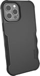 Smartish Silk Apple iPhone 12 Pro Max (6,7") Armor Case Coque - Gripzilla [Rugged + Protective] Slim Tough Grip Cover - Black Tie Affair Noir