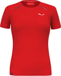 Salewa Salewa Women's Pedroc Dry Hybrid T-Shirt Red Flame XL, Red Flame