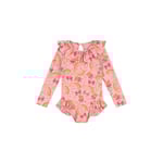 Konges Sløjd GOTS Manuca Långärmad Baddräkt Rainbow Bow | Rosa | 2 years