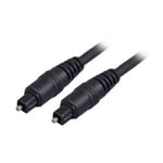 Ex-Pro Optical Cable SPDIF Digital Audio Optical Cable/Lead for Sky, HDTV, Home Cinema, Amplifiers - 3m