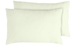 Habitat Egyptian Cotton Standard Pillowcase Pair - Cream