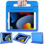 Apple iPad 10.2 9th Gen (2021) Stöttåligt skal/fodral - Perfekt för barn, Blå
