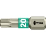 WERA 3867/1 TS TORX® bits, rostfritt stål, TX 20 x 25 mm