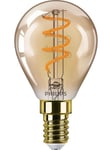 Philips LED-lyspære Classic Vintage Mini-ball 2,6W/818 (15W) Gold E14