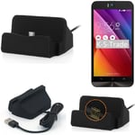 Docking Station for Asus ZenFone Selfie black charger Micro USB Dock Cable