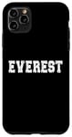 Coque pour iPhone 11 Pro Max Souvenir de l'Everest / Everest Mountain Climber / Police moderne