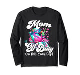 Mom Off Duty Go Ask Your Dad Flamingo Sunglasses Mothers Day Long Sleeve T-Shirt