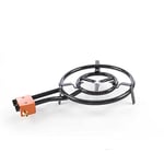 Réchaud à Paella Flores Cortés 20 Cm - Gaz Vitrifié, 1 Soupape, Acier Inox