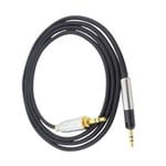 47.2in Remplacement Audio Câble pour Audio-Technica ATH-M50x, ATH-M40x, ATH-M70x Casque - avec 6.35mm/3.5mm Adaptateur - Noir