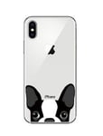 IPHONE X (IPHONE 10) Case Soft Gel Resistant Shockproof (Dog)