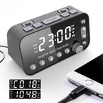 Large Size Digital LED Sleep Bedside Clocks Radio Clock Home Decor Alarm Clock