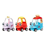 little tikes 661228EUC Let's Go Coupe-Cozy Mini Vehicle-for Tabletop & Floor Push Play Car Fun-Suitable for Toddlers from 3 Years, Multi-Color