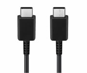1m Black TYPE C TO C NOTE 20 5G S20 SUPER FAST USB CHARGER CABLE