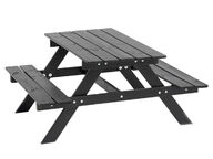 Hillerstorp lasten piknik-pöytä, 90*106*50 cm, musta