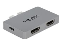 Delock - Dockningsstation - Usb-C / Thunderbolt 3 - 2 X Hdmi