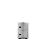 Kartell - Componibili 5966 Chrome - 2 Compartments
