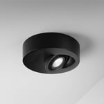 Egger Licht Geo -LED-kattovalaisin LED-spotilla, musta