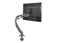 Chief Kontour Single Desk Monitor Arm - For Monitors up to 30 - Black - Monteringssats (bordsfäste) - för Bildskärm - aluminium - svart - skärmstorlek: 10-30