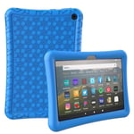 Surom Silicone Case for All-New Amazon Fire HD 8/ HD 8 Plus (10th Generation,2020 Release), Light Weight Shock Proof Protective Soft Silicone Kids Friendly Back Case for All-New Fire HD 8 Tablet, Blue