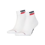 Levis Strumpor 2P Sport Mid Cut Sock Vit Strl 35/38
