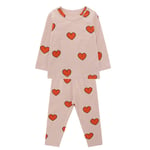 HINK Baby Clothing Set,Toddler Kids Baby Love Moon Print Pajamas Sleepwear Tops Pants Outfits Sets 3-4 Years Red Girls Outfits & Set For Baby Valentine'S Day Easter Gift