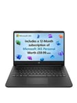 Hp 14S-Dq0034Na Laptop - 14In Hd, Intel Celeron, 4Gb Ram, 128Gb Ssd, Microsoft 365 Personal (12 Months) Included,  - Laptop Only