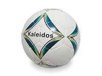 mondo Sport - 13874 - Ballon de Football Fusion Kaleidos - Taille 5 Professional - 440 g - Blanc Bleu Jaune