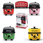 Henry Hoover Bags Hepa-Flo Vacuum Bags Hetty James NVM-1CH 604015 x 10 Pack