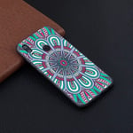 LLLi Mobile Accessories for HUAWEI Embossment Patterned TPU Soft Case for Huawei Honor 10 Lite/P Smart 2019 (Mandala) (Color : Color1)