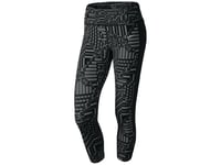 Nike Women’s Epic Lux Printed Capri 3/4 Tights (Black) - Small - New ~686034 060