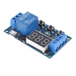 -521 Digitalt tidsfördröjningsrelä utlösare Cykel Timer Fördröjningsbrytare Kretskort Timing Control Module