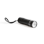 Mini LED ficklampa L: 9 cm - Svart