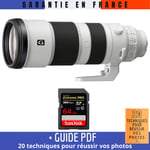 Sony FE 200-600mm f/5.6-6.3 G OSS + 1 SanDisk 64GB UHS-II 300 MB/s + Guide PDF ""20 TECHNIQUES POUR RÉUSSIR VOS PHOTOS