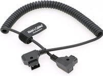 D-tap Extension Cable Coiled Male To Female 30-100cm
