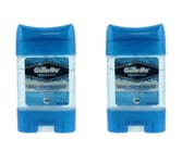 2 X Gillette Antiperspirant Deodorant Clear Gel Arctic Ice 70ml