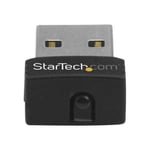 STARTECH Mini Wireless N USB-nätverksadapter 150 Mb/s - 802.11n/g 1T1R - USB - 150 Mbit/s - 2,40 GHz ISM