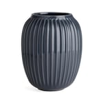 Kähler Hammershoi vase medium antrasittgrå