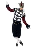 Gotisk Venetiansk Harlekin Dräkt för Män