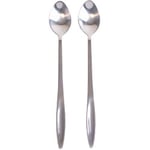 Chef Aid Pack of 2 Long Handled Spoons Kitchen Utensils Tea Coffee Latte