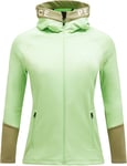 Peak Performance Women's Rider Zip Hood Vivid Green/Avid Beige, S