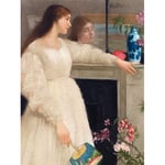 Artery8 Alfred Bell & Co Ltd London Little White Girl 1922 Premium Wall Art Canvas Print 18X24 Inch