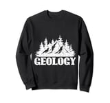 Rétro Geology Funny Geologist Rocks Collector Graphic Sweatshirt