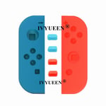 Rouge Néon Bleu - Boîtier De Remplacement Pour Nintendo Switch, Joycon, Oled, Blanc, Original, Avec Bouton Sr Sl, Bleu, Jaune