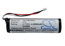 Battery Cell UK CE TomTom Go 510T + 7PC Tool Kit 2600 mAh Li-ion